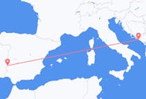 Fly fra Dubrovnik til Badajoz
