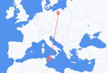 Fly fra Poznań til Lampedusa