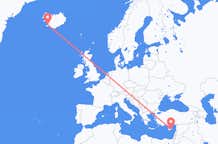 Vluchten van Reykjavík naar Larnaca