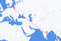 Flights from Vijayawada, India to Warsaw, Poland