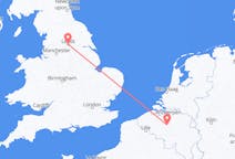 Flyrejser fra Leeds, England til Region Bruxelles, Belgien