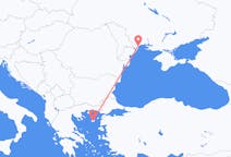 Vols depuis la ville d'Odessa vers la ville de Lemnos