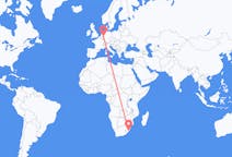 Flyg från Durban, Sydafrika till Duesseldorf, Tyskland