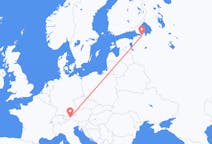 Voli from San Pietroburgo, Russia to Innsbruck, Austria