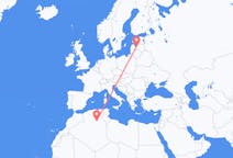 Vluchten van Ouargla, Algerije naar Riga, Pescara, Letland