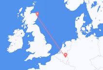 Flights from Liège, Belgium to Aberdeen, the United Kingdom