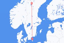 Fly fra Bornholm til Östersund