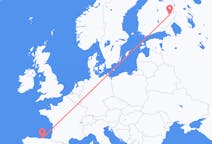 Flights from Joensuu, Finland to Santander, Spain