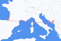 Flights from Tivat to San Sebastian