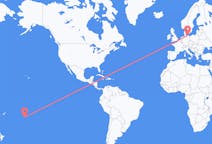 Flights from Rarotonga, Cook Islands to Rostock, Germany