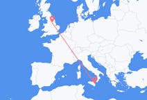Flights from Doncaster, England to Catania, Italy