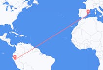 Flights from Cajamarca, Peru to Ibiza, Spain