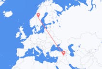 Flights from Östersund, Sweden to Şırnak, Turkey