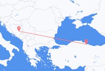Flyrejser fra Sarajevo til Samsun