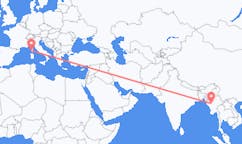 Flights from Magway, Myanmar (Burma) to Ajaccio, France