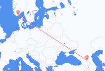 Flights from Vladikavkaz, Russia to Kristiansand, Norway