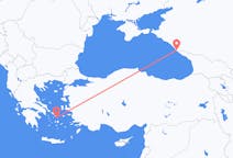 Fly fra Sochi til Mykonos