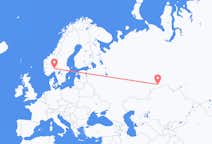 Flights from Kurgan, Kurgan Oblast, Russia to Oslo, Norway