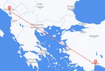 Flights from Antalya to Podgorica