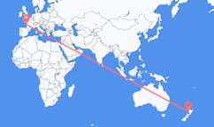 出发地 新西兰新普利茅斯目的地 法国拉罗歇尔的航班
