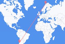 Flyreiser fra Santiago, Chile til Tromsø, Norge