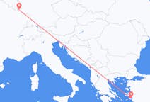 Flyrejser fra Samos til Luxembourg