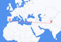 Flüge von Peschawar, Pakistan nach Malaga, Spanien