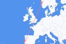Flyrejser fra Stord, Norge til Lissabon, Portugal