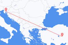 Flights from Rijeka to Nevşehir