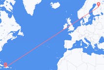 Flyrejser fra Port-au-Prince, Haiti til Kajaani, Finland