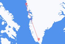 Vols de Narsarsuaq, le Groenland à Upernavik, le Groenland