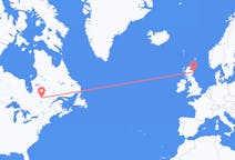 Flyreiser fra Chibougamau, Canada til Aberdeen, Skottland