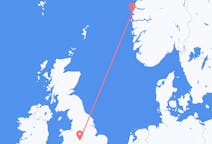 Flights from Florø, Norway to Birmingham, the United Kingdom
