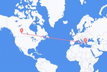 Flyreiser fra Lloydminster, Canada til Skiathos, Hellas