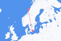 Loty z miasta Bornholm do miasta Rørvik