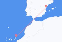 Fly fra Castellón de la Plana til Lanzarote