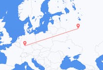 Flyreiser fra Moskva, Russland til Frankfurt, Tyskland