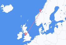 Flights from Ørland, Norway to Liverpool, the United Kingdom
