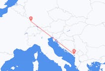 Flyrejser fra Strasbourg til Podgorica