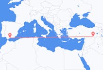Flyreiser fra Mardin, Tyrkia til Málaga, Spania