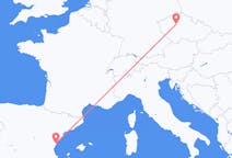 Voli da Castellón de la Plana, Spagna a Praga, Cechia