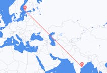 Flights from Rajahmundry, India to Turku, Finland
