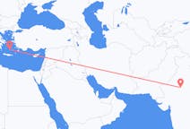 Flyg från Jaipur, Indien till Santorini, Grekland