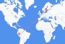 Flights from Ayacucho, Peru to Visby, Sweden