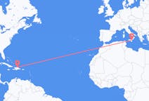 Flyg från Puerto Plata, Dominikanska republiken till Catania, Italien