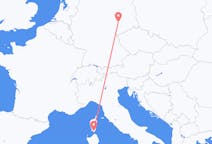Vluchten van Figari, Frankrijk naar Leipzig, Duitsland
