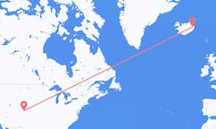 Flüge von Colorado Springs, Vereinigte Staaten nach Egilsstaðir, Island