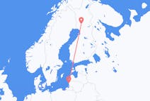 Voli da Palanga, Lituania a Rovaniemi, Finlandia