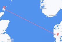 Voli da Kirkwall, Scozia a Billund, Danimarca