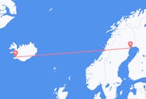 Flyrejser fra Lulea, Sverige til Reykjavík, Island